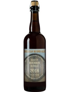 belgisches Bier Hof ten Dormaal Blond Ale aged in Bourbon Barrels 2018 in der 75 cl BierflascheB